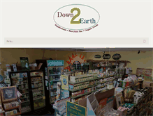 Tablet Screenshot of down2earthmarket.com